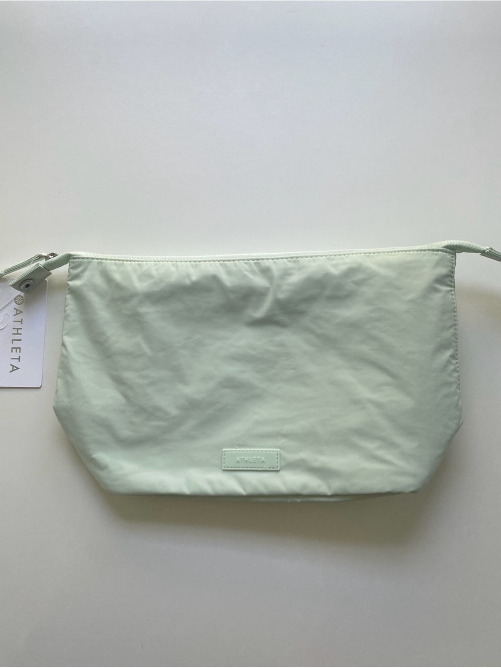 Athleta Mint Green All About Cosmetic Pouch, Large, New with tags